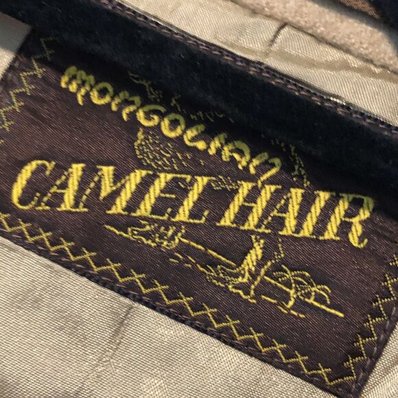 Men's Pure Camel Hair David Lawrence Blazer Jacket Coat 42x24.5" EUC - Picture 8 of 9